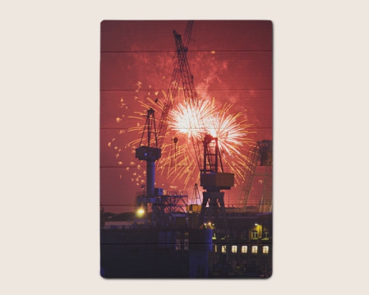 Feuerwerk im Hafen