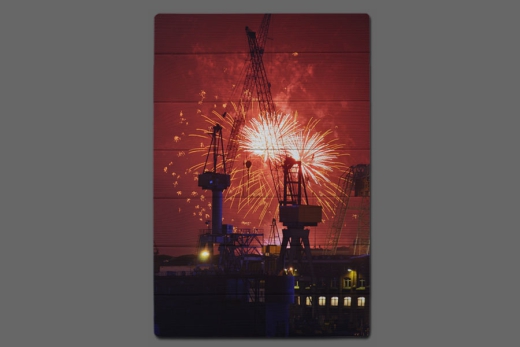 Feuerwerk im Hafen