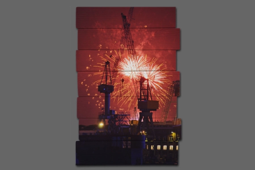 Feuerwerk im Hafen